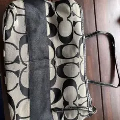 Coach トートバッグ ベージュ ブラック
