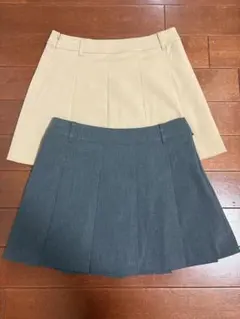 ユニクロUNIQLO プリーツスカート 2点セット