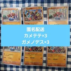 ムニキスゼロ カメテテ ガメノデス 進化 ポケモンカード