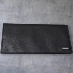 【新品同様】Calvin Klein レザー ロングウォレット 黒
