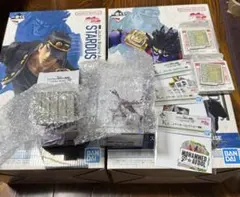 一番くじ　ジョジョの奇妙な冒険　A賞、B賞　ほか下位賞7点