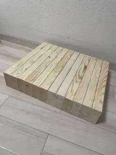 木材 ブロック状 約5cm幅 複数枚セット