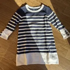 ワンピース長袖　90 ギャップ　ボーダー