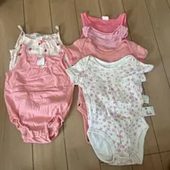 肌着ロンパース半袖6点セット68cm〜80cm
