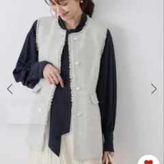 【最終お値下げ】ロペピクニック　ツイード ジレ　フォーマル入学入園卒園16