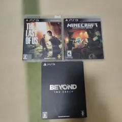 PS3 ソフト 3本セット ラスト・オブ・アス マインクラフト