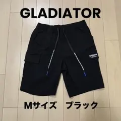 GLADIATOR カーゴハーフパンツ ブラック【M】グラディエーター