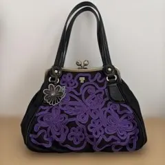 美品✨ ANNA SUI アナスイ ジャガード バタフライ バッグ チャーム
