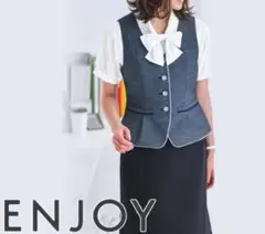 事務ベスト　ネイビー／紺色　9号