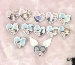 prism heart june bride葛葉 ハート型 缶バッジ 18点 - メルカリ