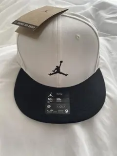 Jordan キャップ ホワイト/ブラック M/L 新品タグ付き
