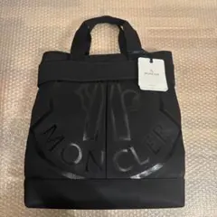 新品 MONCLER モンクレール 全面ロゴ トートハンドバッグのサムネイル