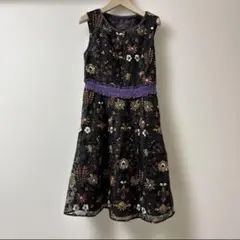 axes femme 総柄　刺繍　ワンピース