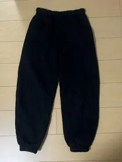 GU ブラック ヘビーウェイトスウェットパンツ XS