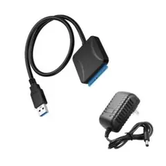 SATA-to-USB conversion cable for HDD/SSD data transfer; J8715