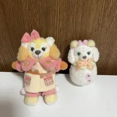 クッキーアン ぬいぐるみバッジ シークレットオブスノーウィーデイ ダッフィー