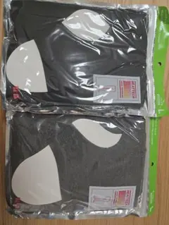ユニクロ　ヒートテック　トレンカ２枚セット　Lサイズ　ブラック　グレー