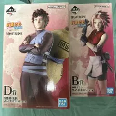 一番くじ NARUTO 疾風伝 フィギュア 春野サクラ 我愛羅 セット - メルカリ