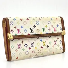 ルイヴィトン マルチカラー ブロン 三つ折り財布 インターナショナル