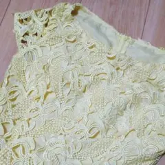 美品！レース マキシワンピース