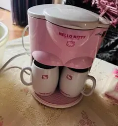 Hello Kitty コーヒーメーカー 本体 マグカップ2個付き