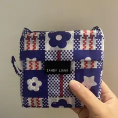 BAGGU × SANDY LIANG スタンダード エコバッグ ブルーのサムネイル