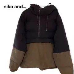 niko and… ニコアンド　メンズ　ジャケット　ダウンジャケット　黒　L