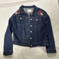 L'espoir 花柄刺繍 デニムジャケット