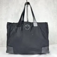 極美品】トリーバーチ エラ トートバッグ ナイロン レザー 肩掛け A4可