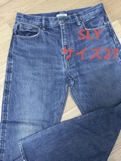 SLY/ ストレートデニムパンツ　27