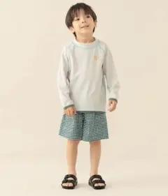 beams ラッシュガード スイムショーツ セット120-130cm 水着