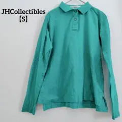 1点物❗️JHCollectibles【S】ターコイズ 長袖 ポロシャツ