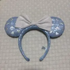 ディズニー水色ハートデザインカチューシャ