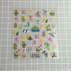即購入可　スポンジボブ ネイル　ネイルシール1枚