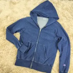 CHAMPION リバースウィーブ ジップパーカー インディゴ