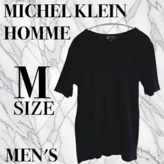 MICHEL KLEIN メンズ トップス カットソー Vネック Mサイズ