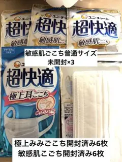 ユニ・チャーム 敏感肌ごこち普通サイズ マスクセットのサムネイル