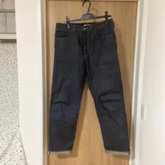 UNIQLO U ダークデニム ストレートパンツ