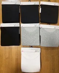 ユニクロ UNIQLO ドライカラー クルーネックT Tシャツ　半袖　S 7枚