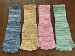 先なし五本指ソックス　4足セット　まとめ売り