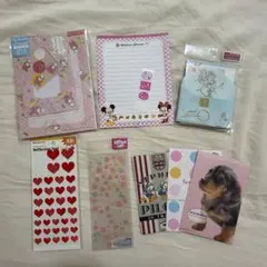 お手紙　メモ用紙　シール　セット