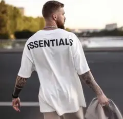 FOG Essentials リフレクトロゴ Tシャツ 新品 XL ホワイト