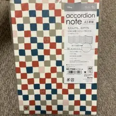 【新品未使用】ディズニー　アコーディオンノート　ミッキー A5