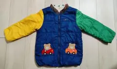 ミキハウスHot Biscuitsリバーシブルカラフルコート110