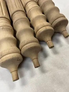 프리미엄 비치우드 비치 라운드 바 라지 레그 4개 [익명배송] 테이블 레그 의자다리 DIY