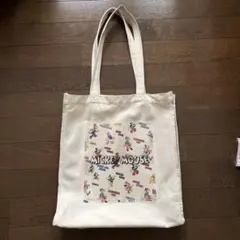 ミッキーマウス トートバッグ アイボリー