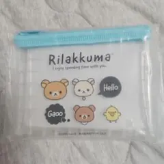 非売品　リラックマ　フラットポーチのサムネイル