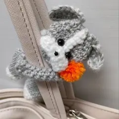 あみぐるみ　バッグチャーム小物入れ