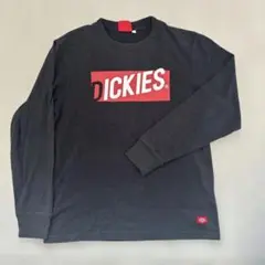 DICKIES ロゴ入り長袖カットソー 黒