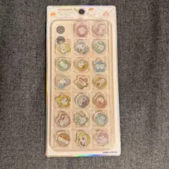 シマエナガ　だいふく　キラコロ　おはじきシール　カミオジャパン